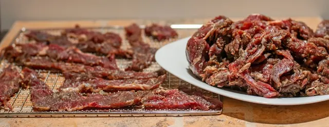 An image of dried meat Photo by Natalia Gusakova on Unsplash